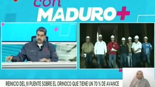 Min. Ramón Velásquez lidero la reactivación del III puente sobre el río Orinoco en el estado Bolívar