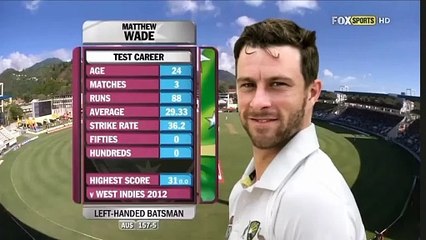 Matthew Wade 106 vs West Indies 3rd Test 2012
