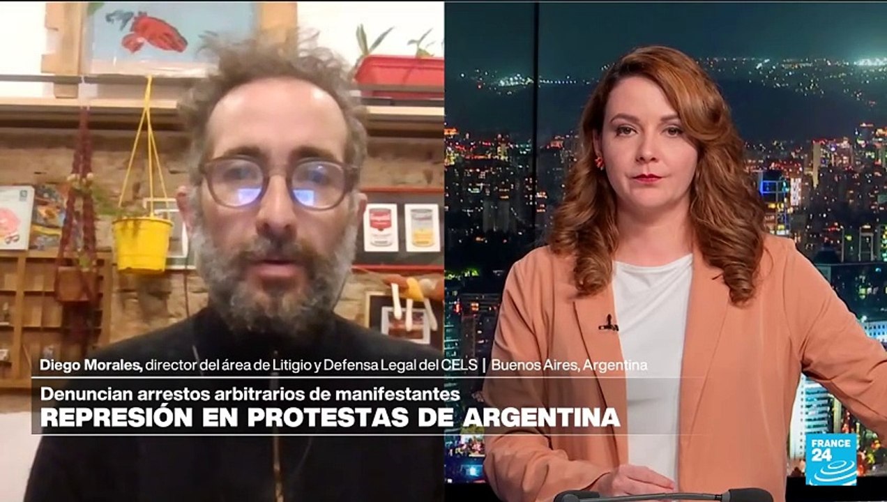 Diego Morales: ‘En Argentina es riesgoso manifestarse por la acción de las fuerzas de seguridad’