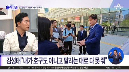 北 ‘500만 달러’ 요구에…김성태 “내가 호구도 아니고”