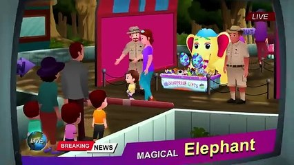 The Magical Elephant - Narrative Story - ChuChu TV Police Fun Cartoons for Kids