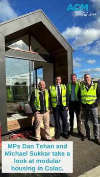 MPs take a look at modular housing being manufactured