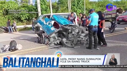 6 kabilang ang ilang bata, patay nang sumalpok ang sinasakyang tricycle sa isang truck| Balitanghali