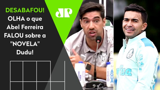ISSO É MENTIRA!!! A ÚNICA VERDADE é: o Dudu ME PEDIU para... Abel Ferreira DESABAFA no Palmeiras!