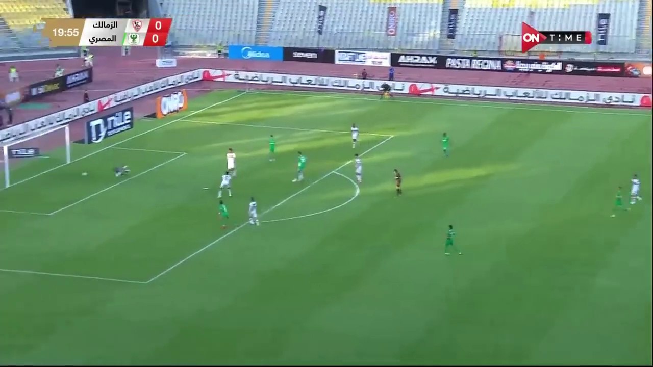 مبارات الزمالك والمصري اليوم