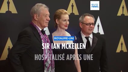 L'acteur Ian McKellen transporté à l'hôpital après une chute sur scène