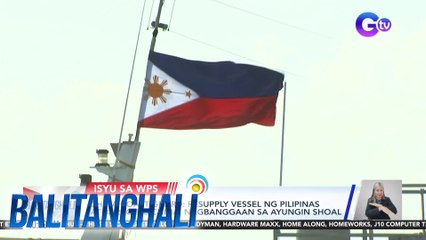 China Coast Guard: Resupply vessel ng Pilipinas at barko ng China, nagbanggaan sa Ayungin Shoal | Balitanghali