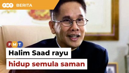 Halim Saad rayu hidup semula saman berkait pegangan Renong