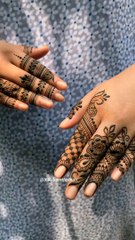 Unique and amazing mehndi design for girls ❤️