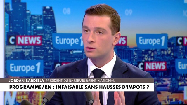 Jordan Bardella : «Dès mon arrivée à Matignon, je ferais un audit sur les comptes publics»