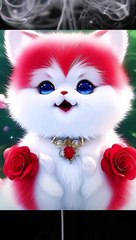 Cute cat naat|Hasbi Rabi Jallalah #cute#cat#naat