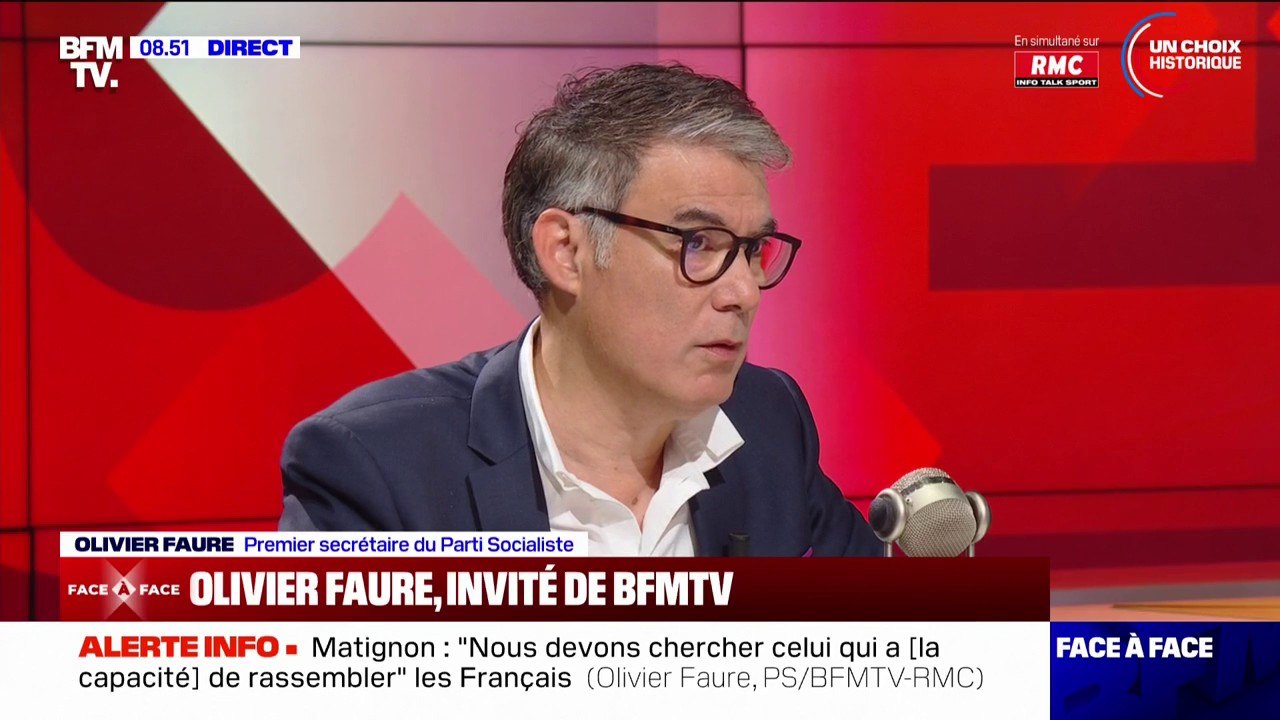 "On ne peut pas reprocher à un croyant d'être homophobe si sa religion le lui commande": Olivier Faure juge "aberrants" les propos d'Amal Bentounsi (candidate LFI)