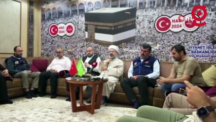 Ali Erbaş'tan 'Hacca giden Türk vatandaşları Suudi yetkililere ihbar edildi' iddialarına yanıt