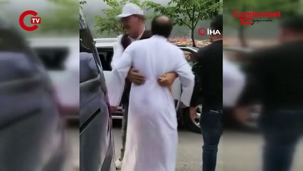 Arap turistler Uzungöl'de birbirine girdi