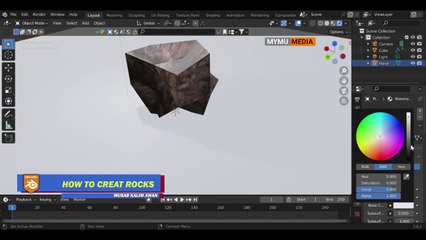 how to maske rocks LEANRD BLENDER 3D WITH MUSAB KALIM AWAN