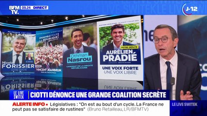 Législatives: les candidats LR "dénationalisent" leurs tracts pour s'adapter à leur circonscription, selon Bruno Retailleau