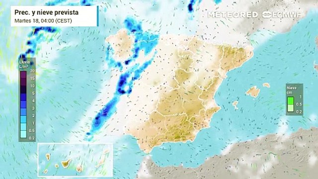 En unas horas una nueva DANA dejará chubascos y tormentas intensos en varias zonas