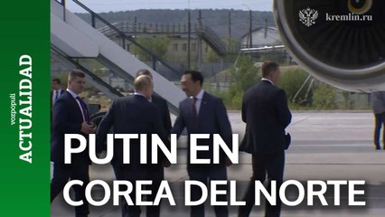 Putin llega a Corea del Norte por primera vez en 24 años