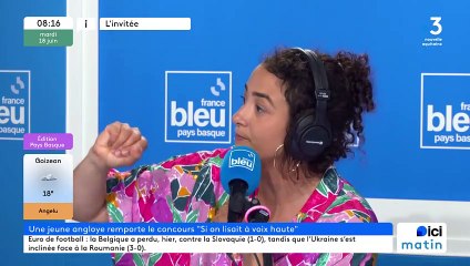 Joanne Samalens-Lagardère, gagnante de l'émission "A voix haute" sur France 5
