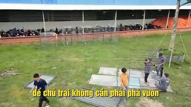 CHUỒNG GÀ KHUNG LƯỚI LẮP RÁP THAKE 2x2x3m: Call/Zalo: 0785 568 858.