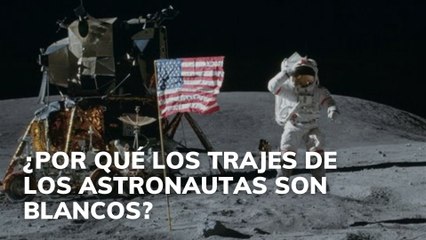 ¿Por qué los trajes de los astronautas son blancos?