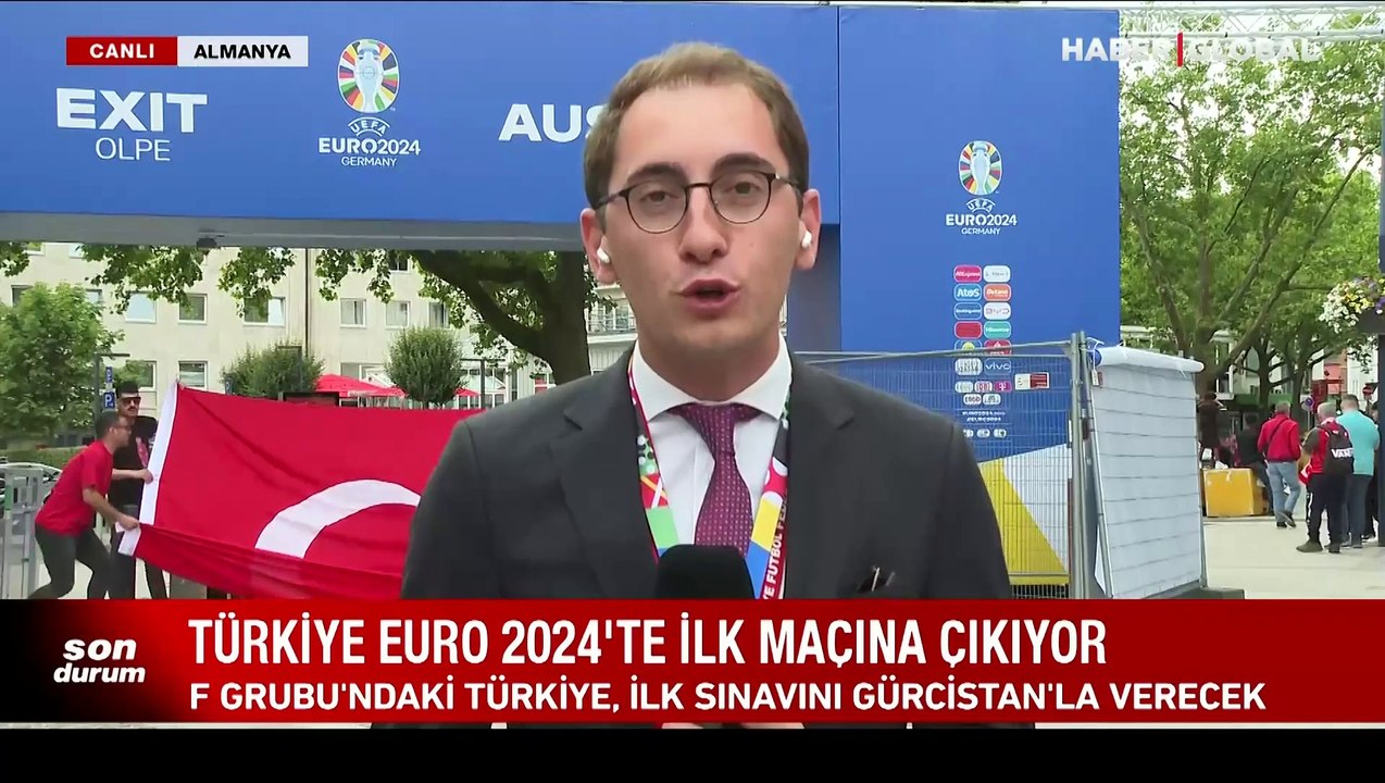 Almanya'da milli takım heyecanı yaşanıyor: Türkiye Euro 2024'te ilk maçına çıkıyor