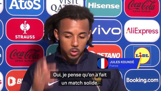 Koundé : Un match solide