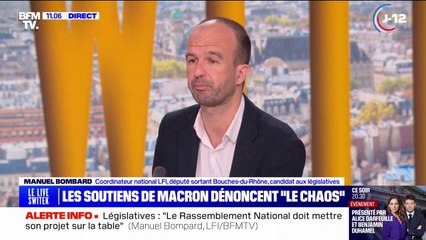 Manuel Bompard: "Il y a beaucoup de fébrilité aujourd'hui dans les rangs de la Macronie"