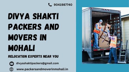 Affordable Packers and Movers in Mohali