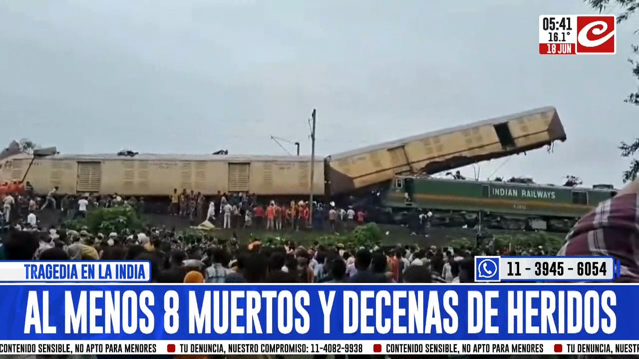 Tragedia en las vías: choque de trenes deja varios muertos y decenas de heridos