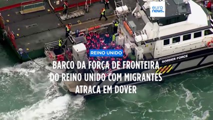 Pelo menos 85 migrantes resgatados perto de Dover
