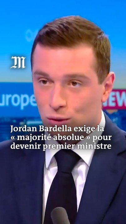 Jordan Bardella refuse d’être premier ministre...