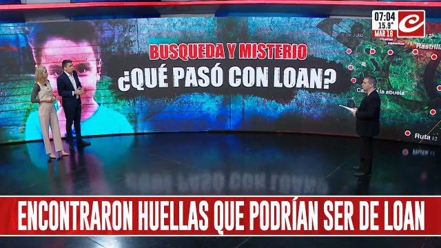 Caso Loan: encontraron más huellas que podrían ser del pequeño