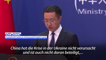 Ukraine-Krieg: China reagiert empört auf Vorwürfe von Nato-Generalsekretär