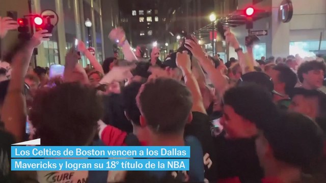 Los Celtics de Boston vencen a los Dallas Mavericks y logran su 18º título de la NBA