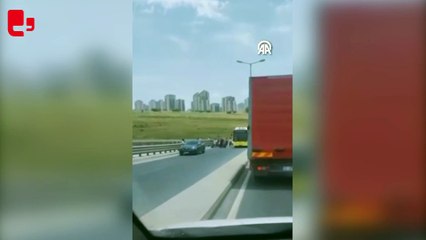 Bariyere çarpan motosikletin sürücüsü hayatını kaybetti