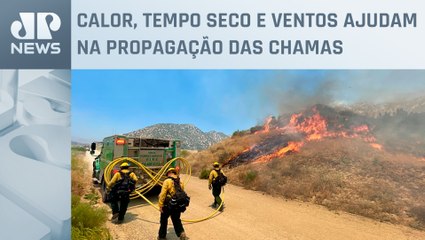 Mais de mil bombeiros tentam conter fogo na Califórnia