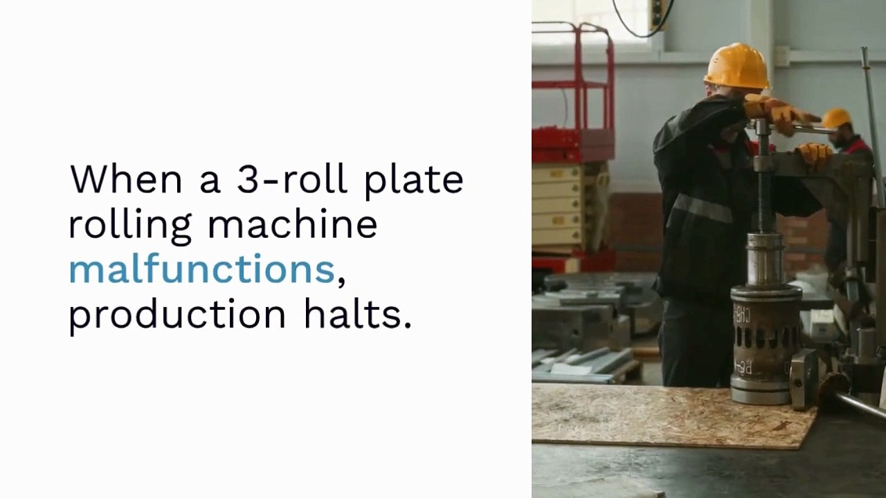 Troubleshooting 3-Roll Plate Rolling Machine Issues
