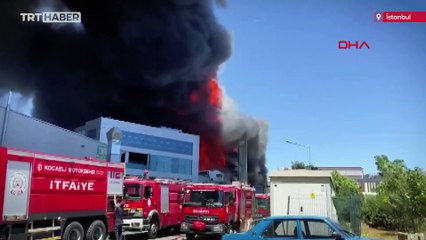 Tuzla'da fabrika yangını