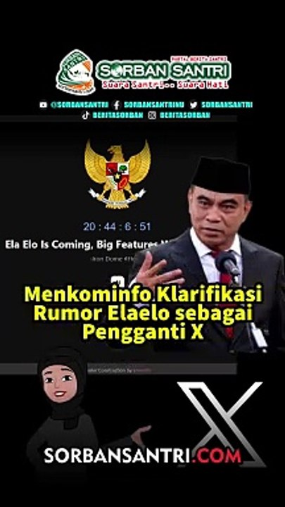 Menkominfo Klarifikasi Rumor Elaelo sebagai Pengganti X