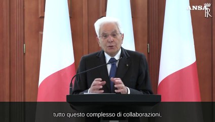 Mattarella: "Nessun cedimento all'assistenza all'Ucraina"