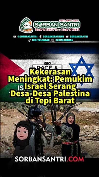 Kekerasan Meningkat: Pemukim Israel Serang Desa-Desa Palestina di Tepi Barat