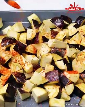 مسقعة الباذنجان بدون قلي ولا لحم بطعم جدا شهي مع طبخ الرز الابيض وجبة غداء اقتصاديّة رائعة