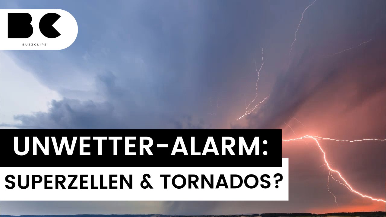 Unwetter-Alarm! In diesen Regionen drohen Tornados und Superzellen
