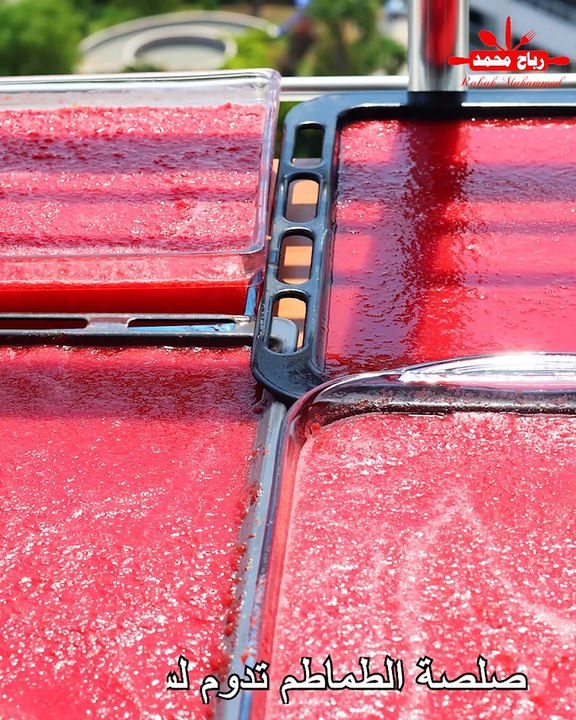 صلصة الطماطم في المنزل بطريقة ناجحة تدوم لسنوات بدون مواد حافظة - رب البندورة - معجون الطماطم - دبس الطماطم بدون طبخها لساعات على النار نحفظه بدون ثلاجة