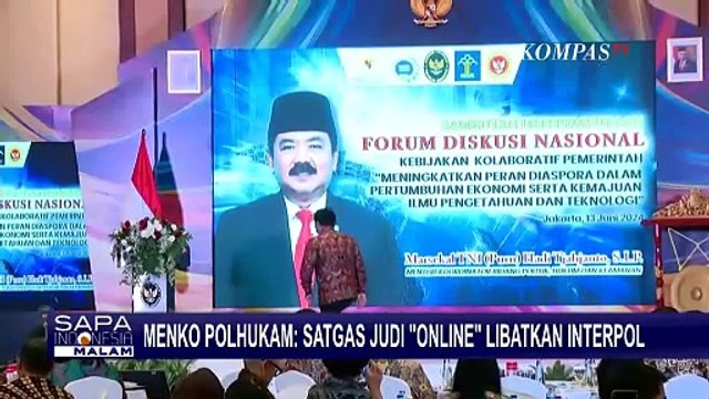 Menko Polhukam Hadi Tjahjanto Sebut Satgas Judi Online Libatkan Interpol