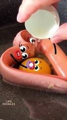 Life Doodles _ Sausage and egg  @lifedoodles @doodle @shorts @doodleart @c_HD
