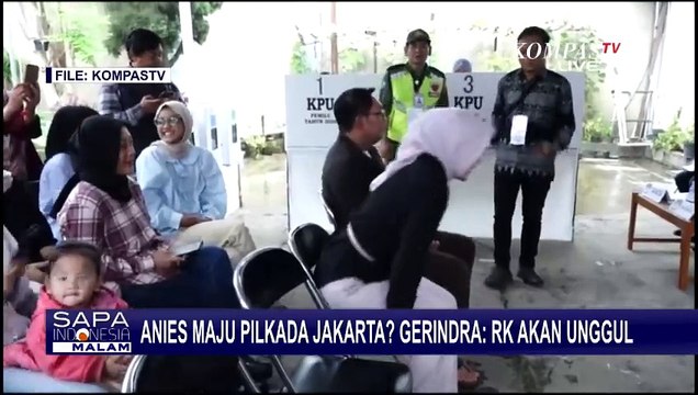 Anies Maju Pilkada Jakarta?, Gerindra: RK Akan Unggul