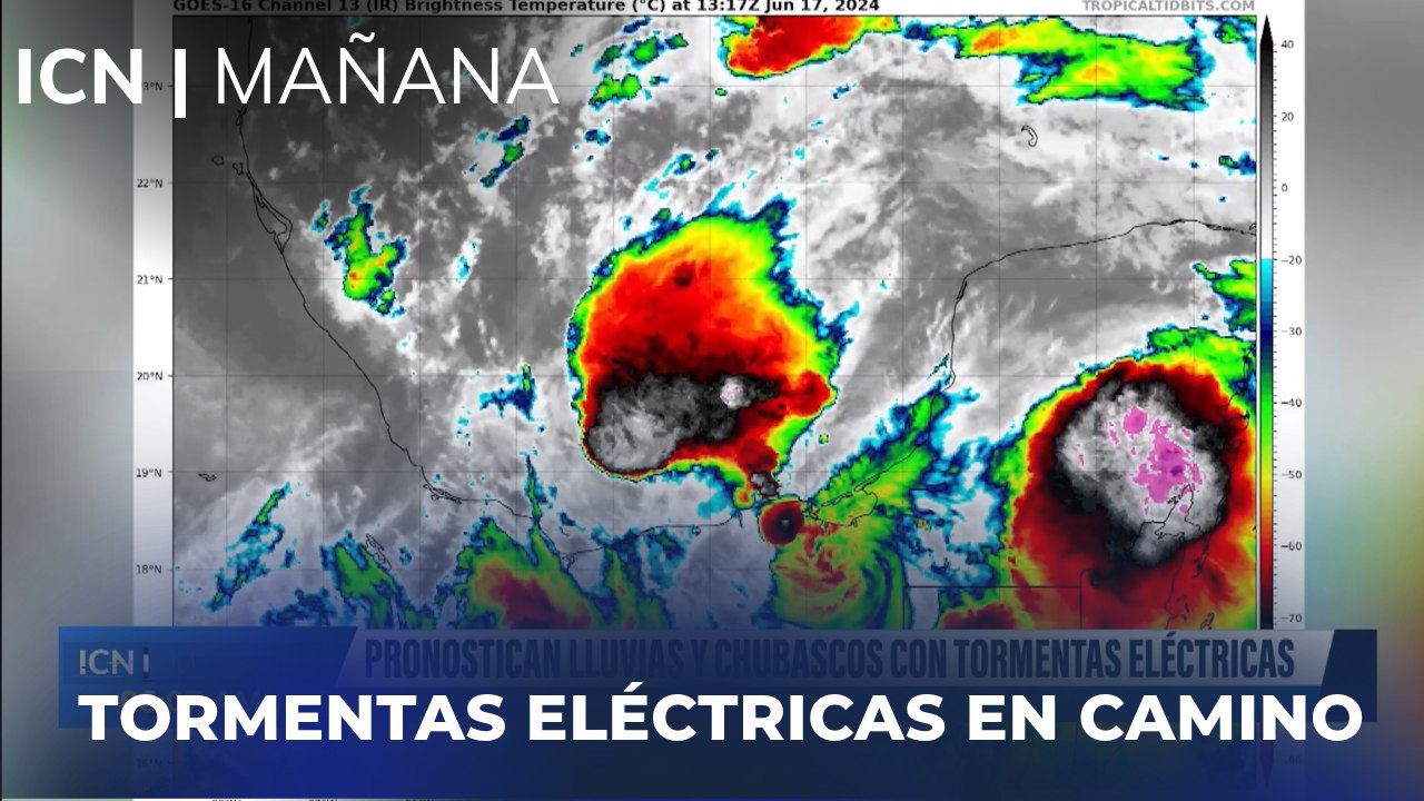 Pronostican lluvias y chubascos con tormentas eléctricas