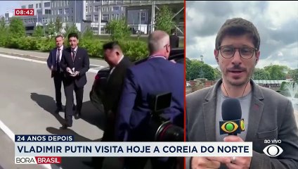 Putin visita a Coreia do Norte para estreitar negociações